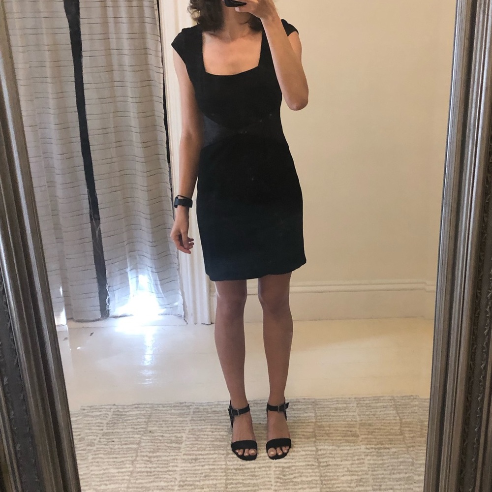 [Jay Godfrey] Black minidress with zipper back